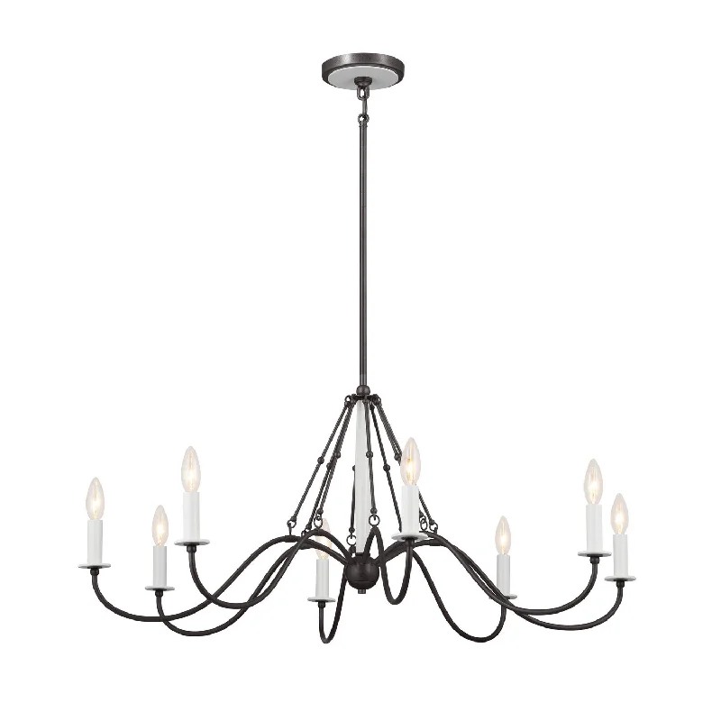 Chandeliers with Metal Frames in Bronze FinishFreesia Chandelier