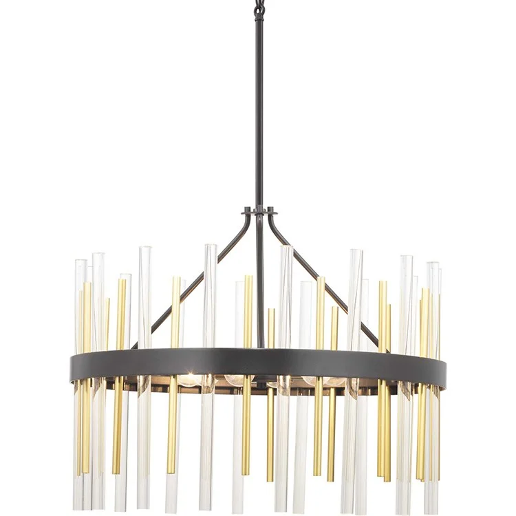 Oversized Chandeliers as a Statement Piece in Living RoomsOrrizo Six-Light Chandelier