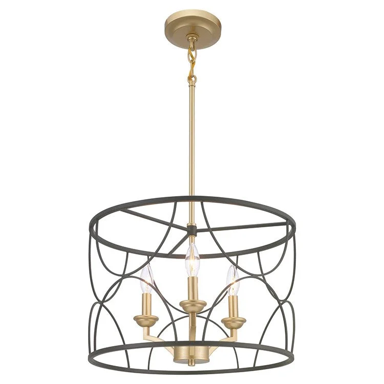 Chandeliers with Adjustable Height for Custom InstallationLandree Three-Light Chandelier