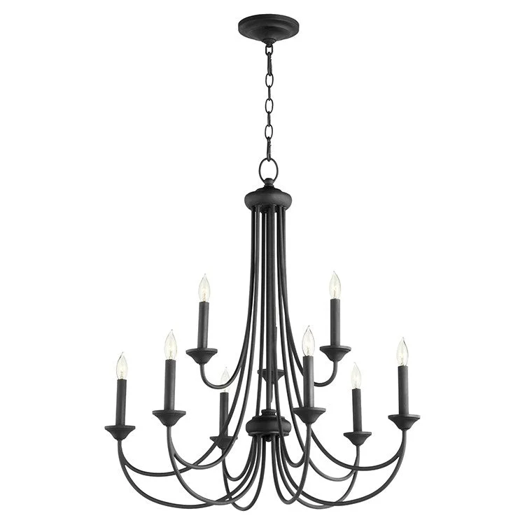 Chandeliers for High Ceilings to Fill Vertical SpaceBrooks Nine-Light Two-Tier Chandelier