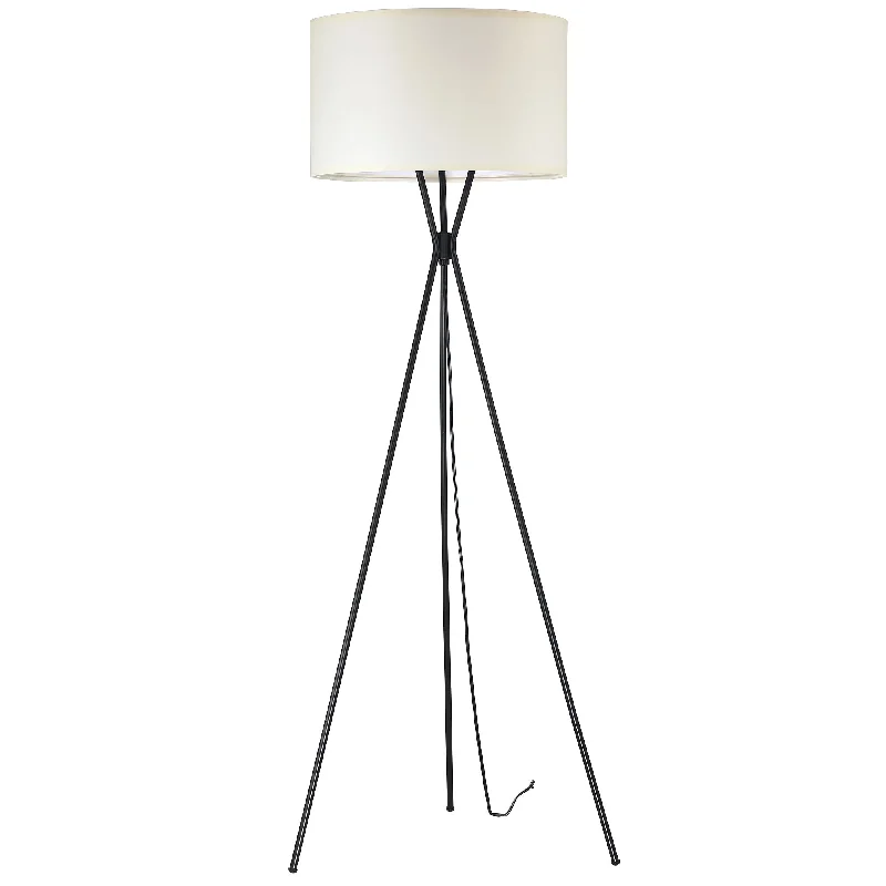 USB Charging Port Floor Lamp for Convenient Device Charging64.25" Tripod Floor Lamp