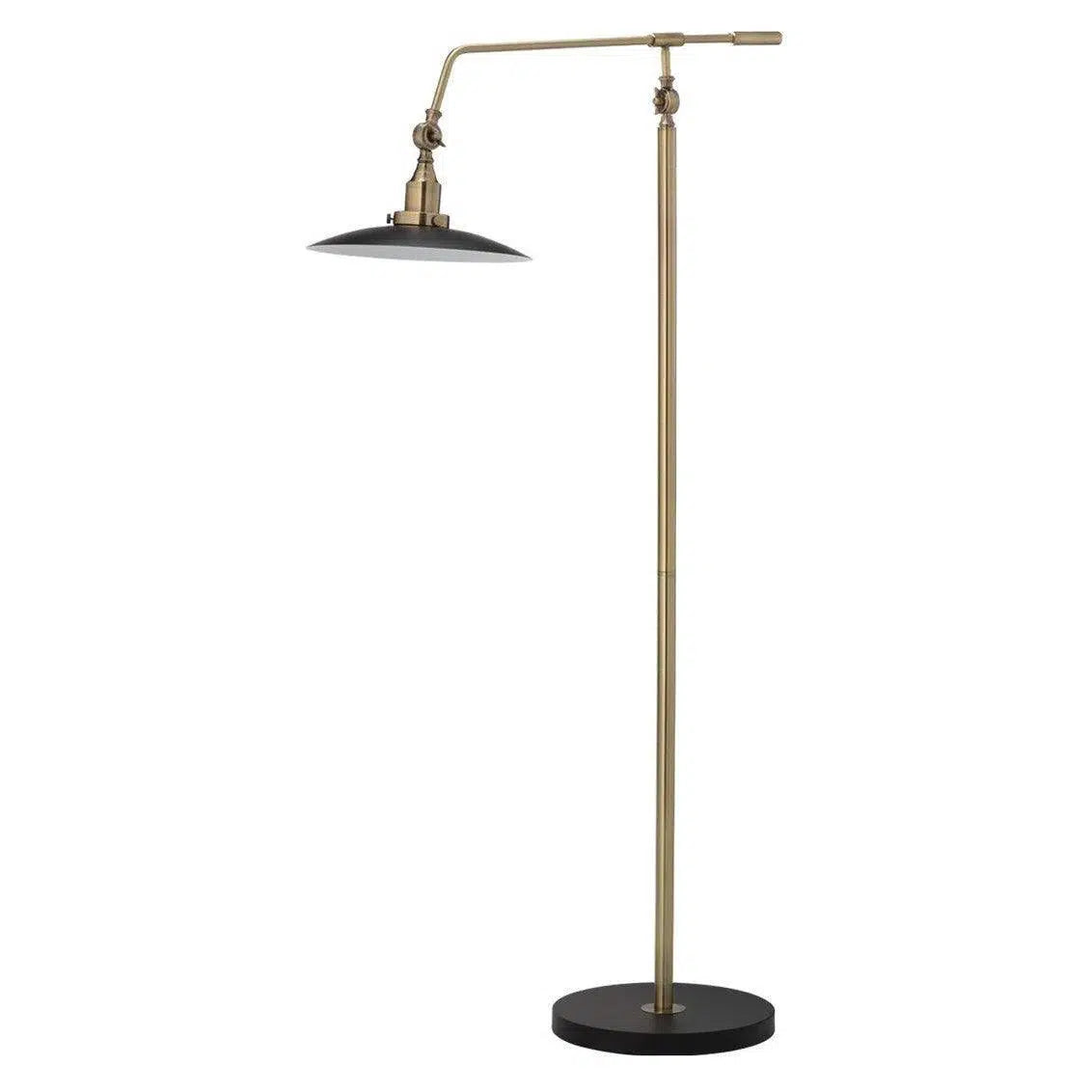 Adjustable Height Floor Lamp for Versatile Lighting NeedsAntique Brass Aluminum Mid-Century Modern Floor Lamp