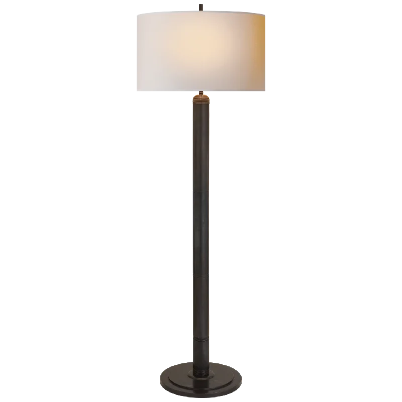 Marble Base Floor Lamp for a Touch of LuxuryAntique Bronze Longacre Floor Lamp