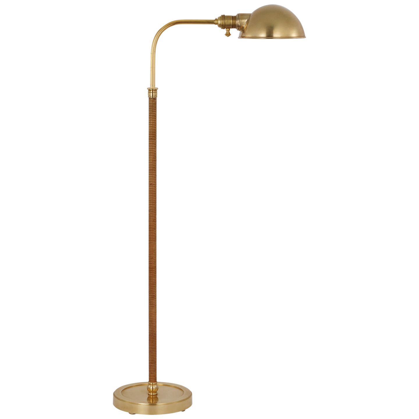 Glass Floor Lamp with Frosted Shades for Soft Diffused LightBasden Pharmacy Lamp