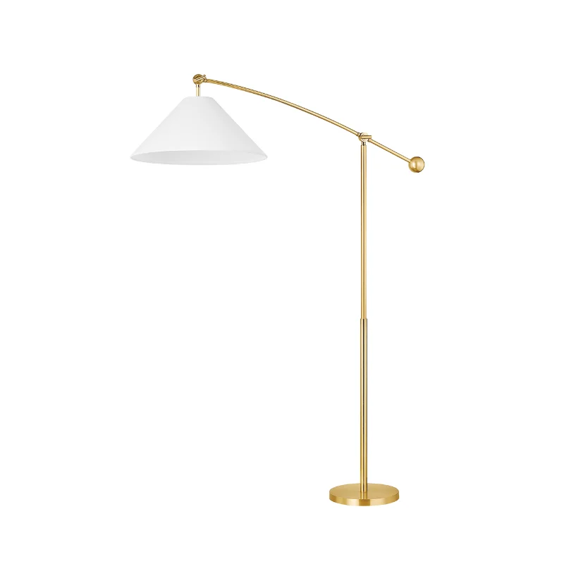 Marble Base Floor Lamp for a Touch of LuxuryBirdie Floor Lamp by Mitzi