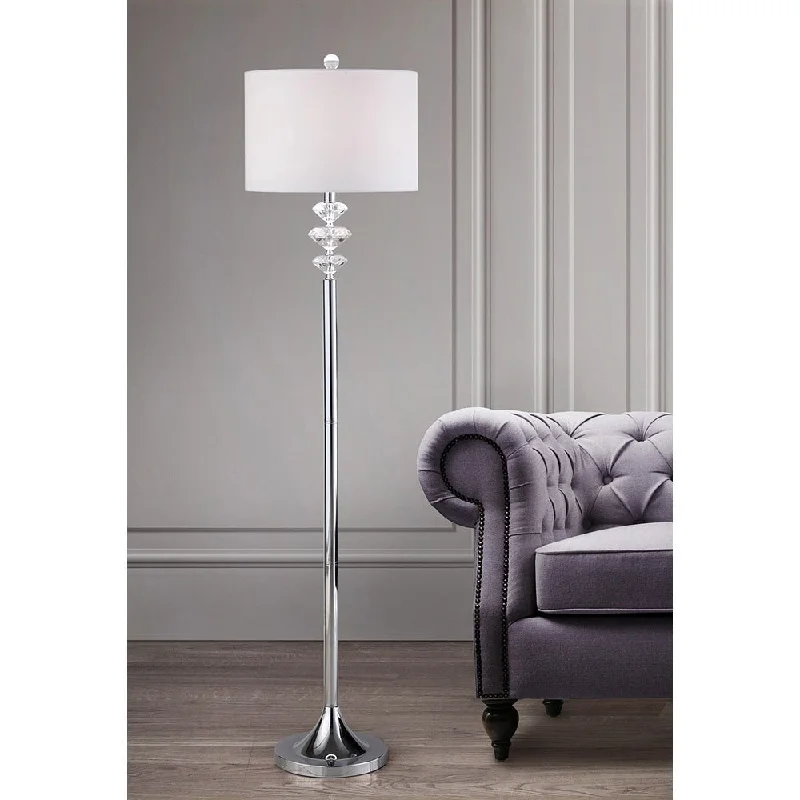 Marble Base Floor Lamp for a Touch of LuxuryBRILLANTE Diamond Cut Crystals Floor Lamp