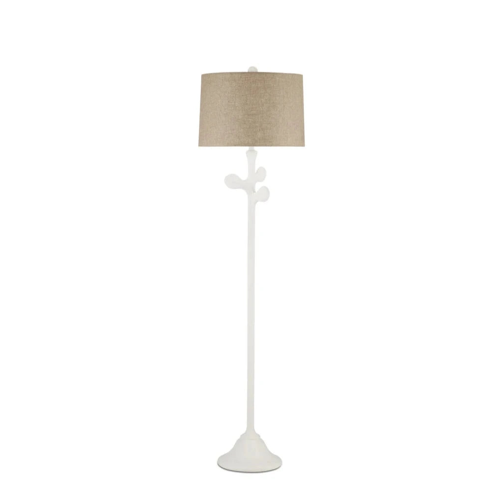 Victorian Style Floor Lamp for Traditional and Elegant InteriorsCharny White Floor Lamp