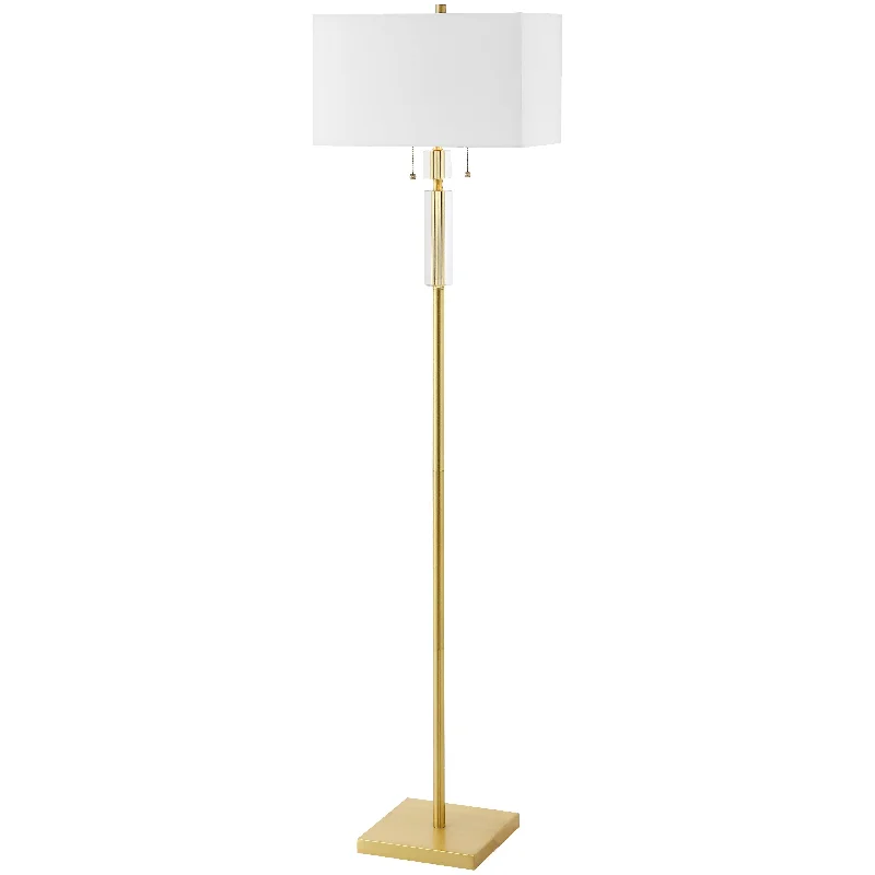 Smart Floor Lamp with Voice Control and Bluetooth ConnectivityFernanda 2-Light Floor Lamp