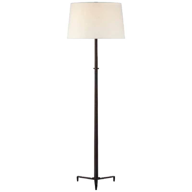 Glass Floor Lamp with Frosted Shades for Soft Diffused LightDunmere Large Floor Lamp