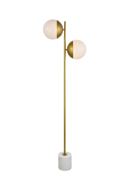 Metal Floor Lamp with a Matte Black Finish for a Sleek LookEclipse 2 Light Floor Lamp