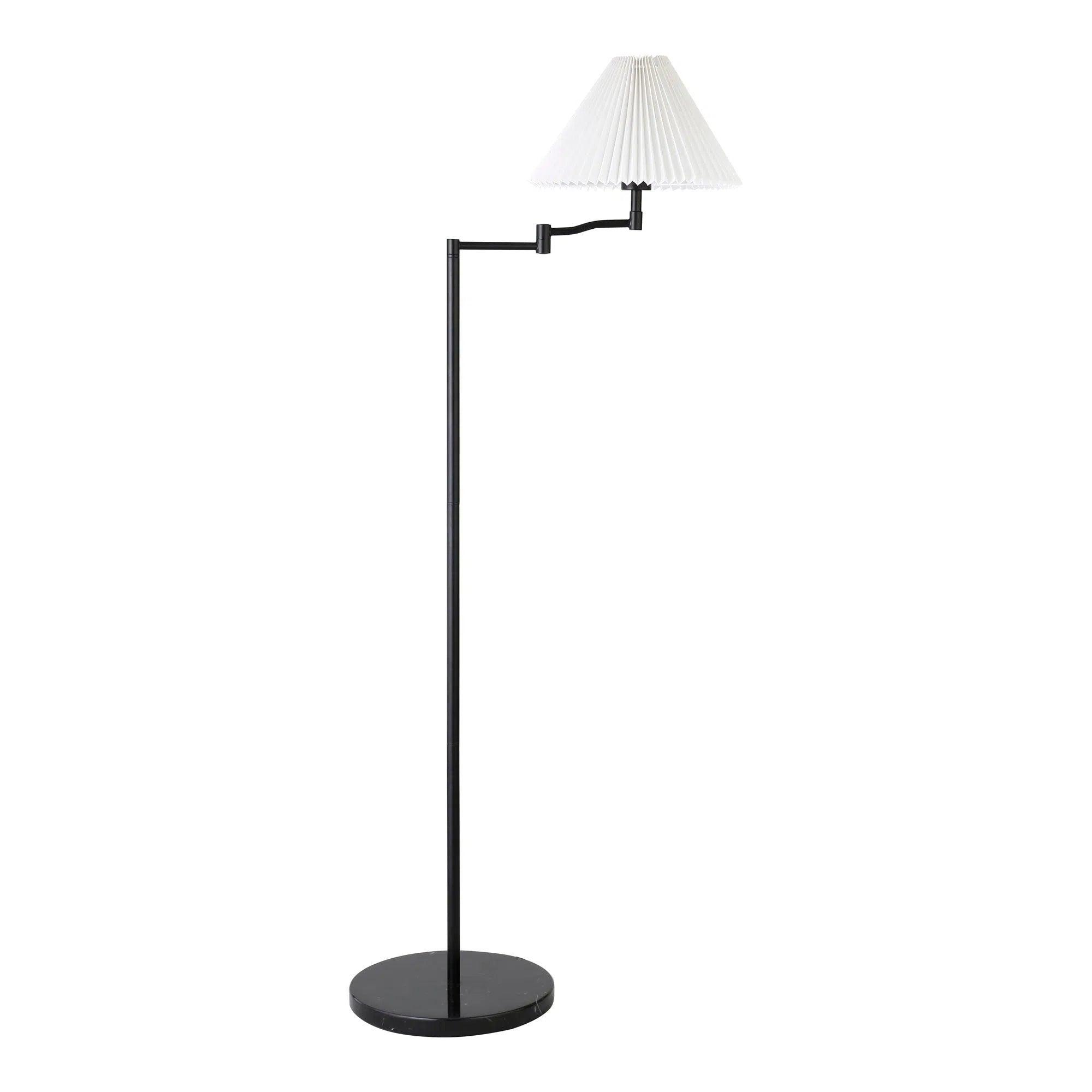 Dimmable Floor Lamp for Adjustable Lighting AmbianceFora Marble Black Floor Lamp