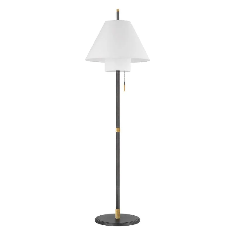 Metal Floor Lamp with a Matte Black Finish for a Sleek LookGlenmoore 1-Light Floor Lamp