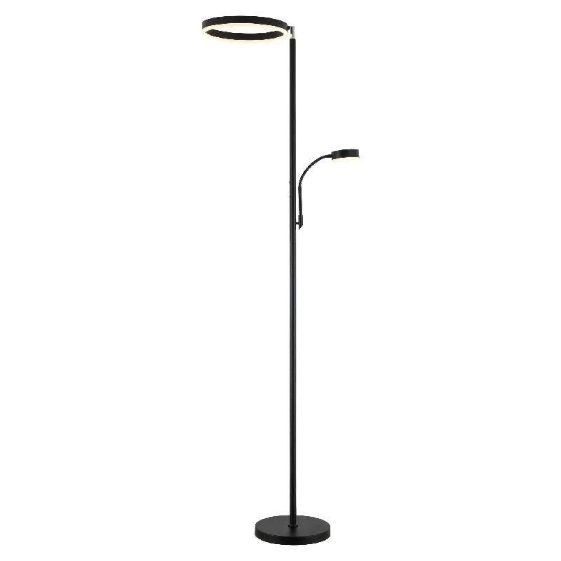 Wood Floor Lamp with Natural Grain for a Warm and Organic FeelHalo LED Floor Lamp