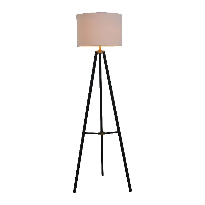 Fabric Floor Lamp with a Linen Shade for a Relaxed AestheticTaylor 65" Tripod Floor Lamp