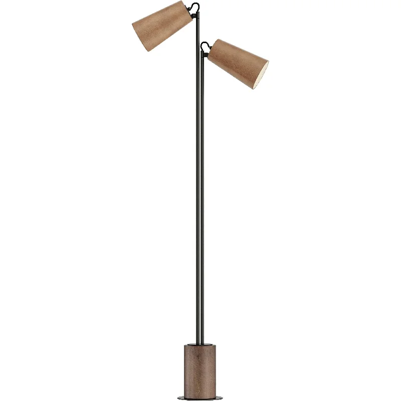 Wood Floor Lamp with Natural Grain for a Warm and Organic FeelScout 2-Light LED Floor Lamp