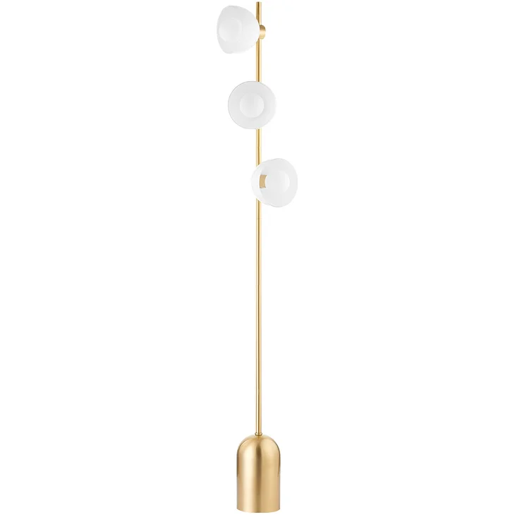 USB Charging Port Floor Lamp for Convenient Device ChargingBelle 1-Light Floor Lamp