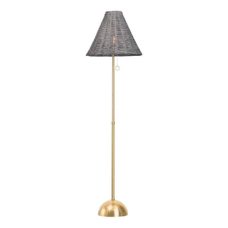 Fabric Floor Lamp with a Linen Shade for a Relaxed AestheticDestiny 1-Light Floor Lamp