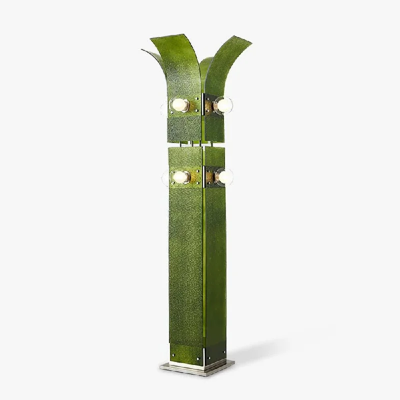 Wood Floor Lamp with Natural Grain for a Warm and Organic FeelPalm Tree Floor Lamp