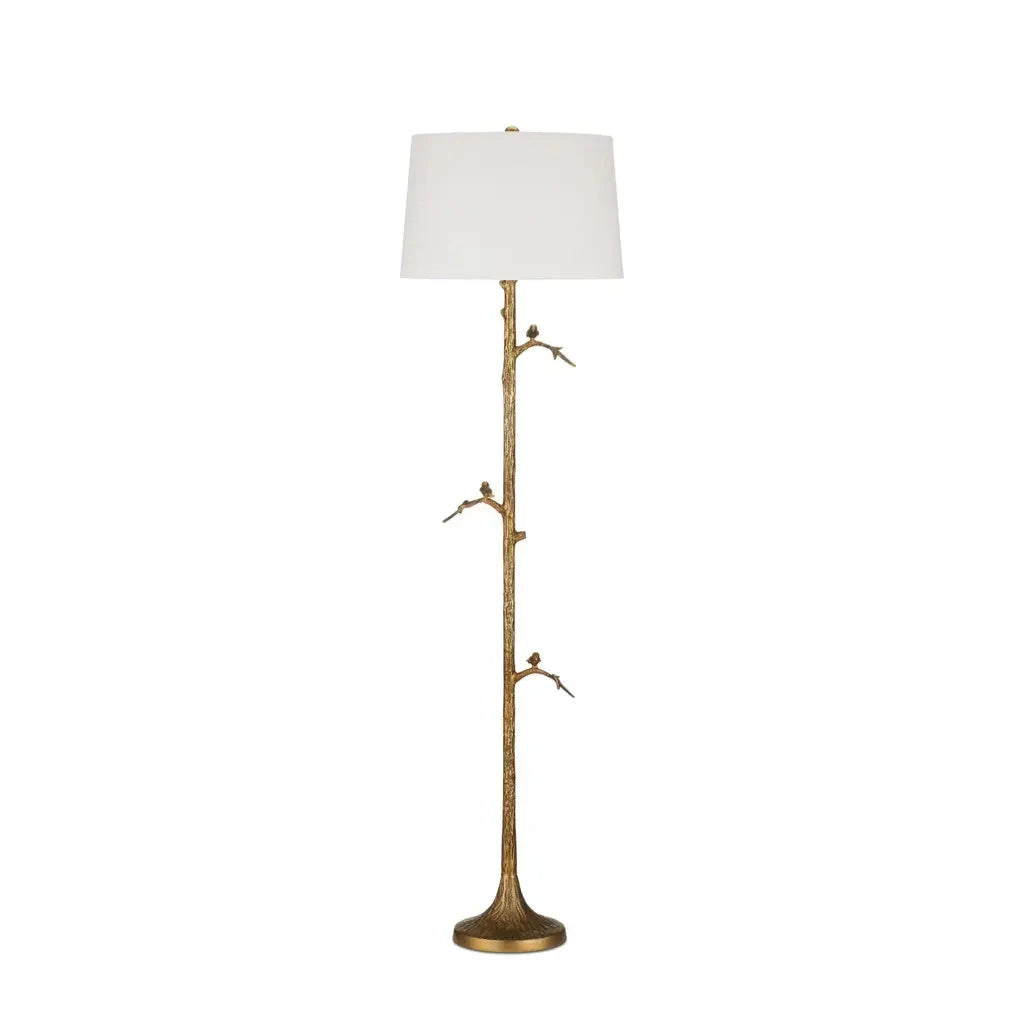 USB Charging Port Floor Lamp for Convenient Device ChargingPiaf Brass Floor Lamp