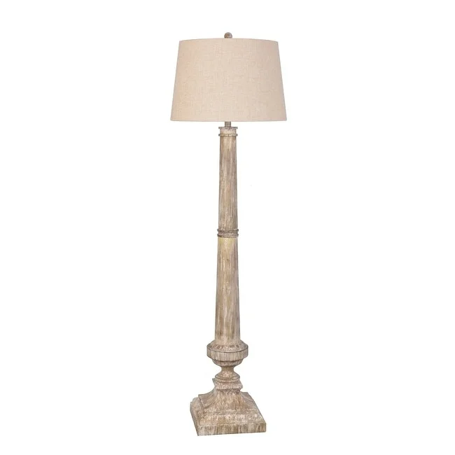 Rustic Farmhouse Style Floor Lamp for Cozy BedroomsPolyresin 62" Floor Lamp - 62