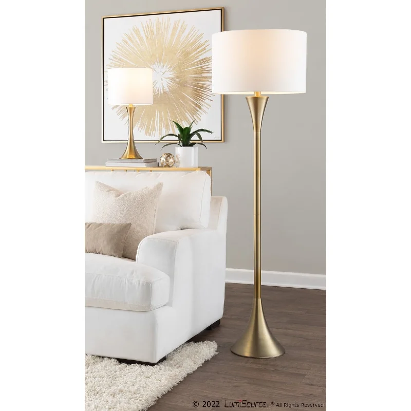 Adjustable Height Floor Lamp for Versatile Lighting NeedsPorch & Den Bakkom 65" Metal Floor Lamp