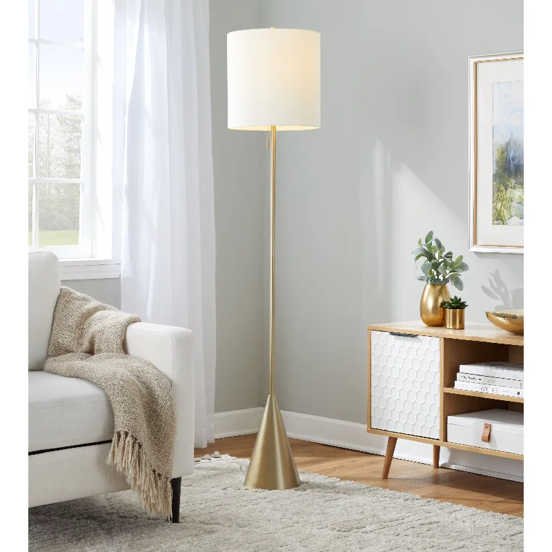 Marble Base Floor Lamp for a Touch of LuxuryPorch & Den Connie 64" Metal Floor Lamp