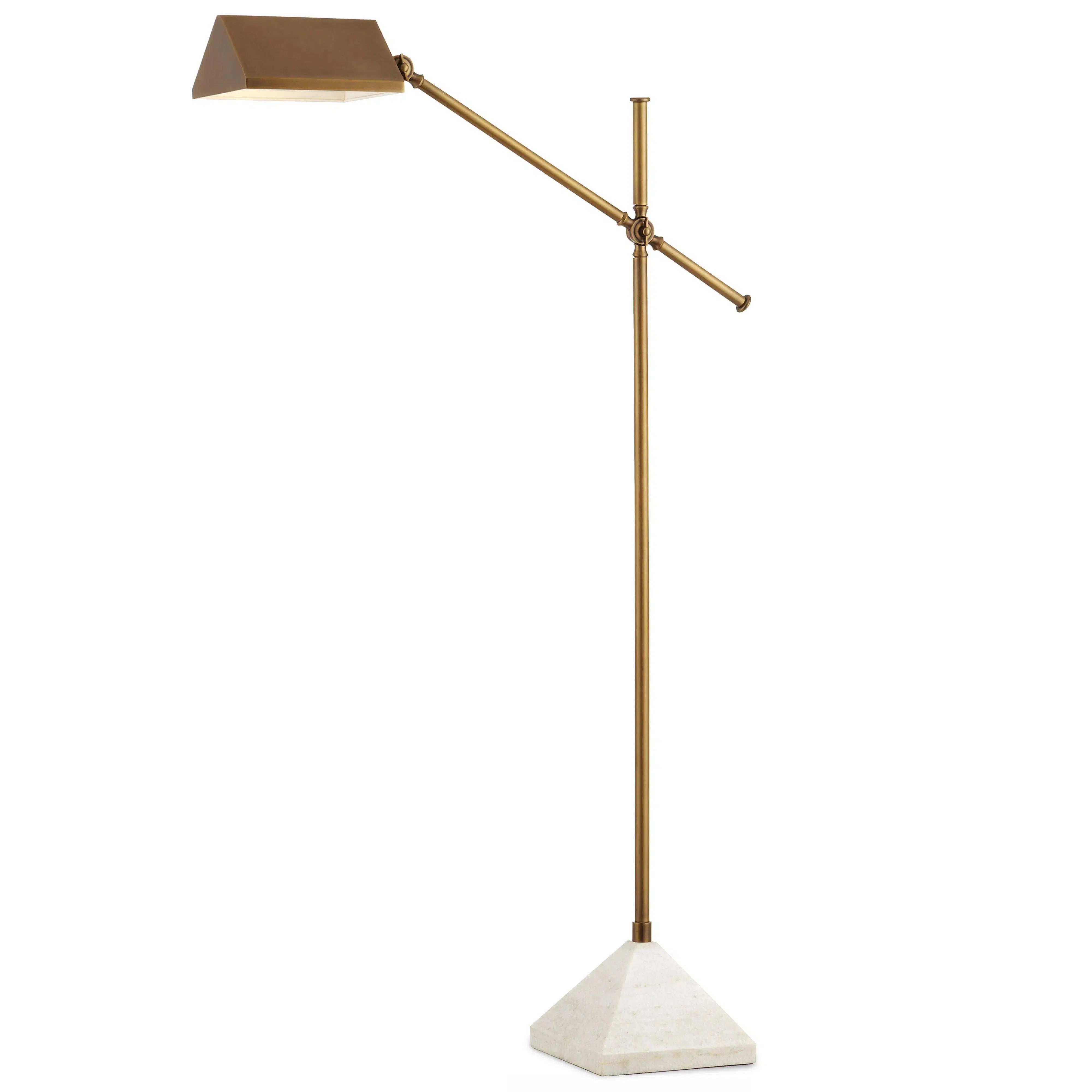 Adjustable Height Floor Lamp for Versatile Lighting NeedsRepertoire Brass Floor Lamp