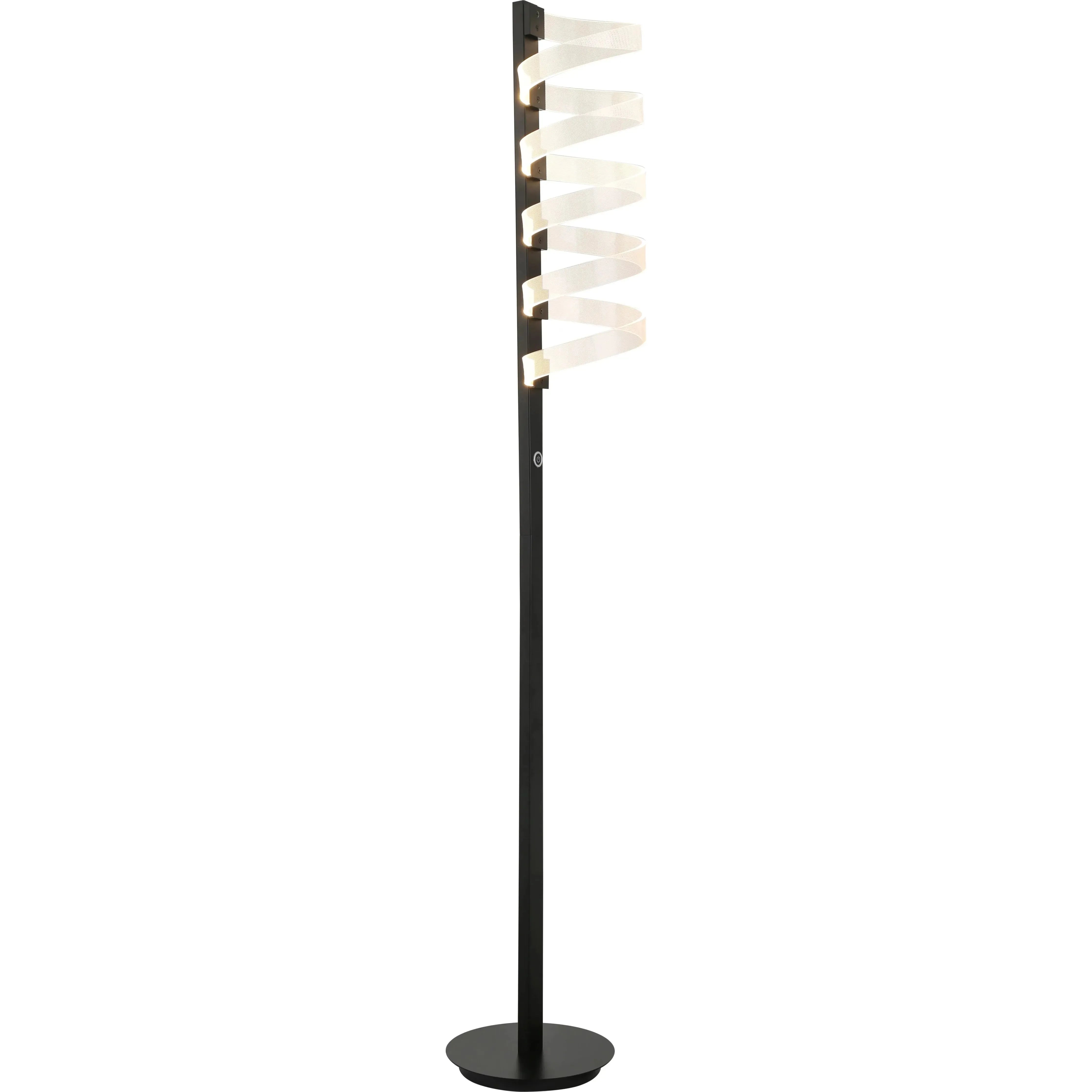 Wood Floor Lamp with Natural Grain for a Warm and Organic FeelWave LED 62" Floor Lamp