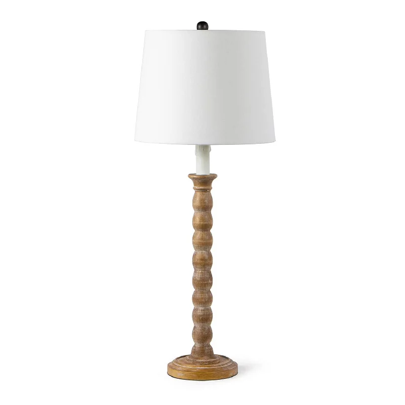 wooden table lamps with natural grain for a warm and organic feelPerennial Buffet Lamp