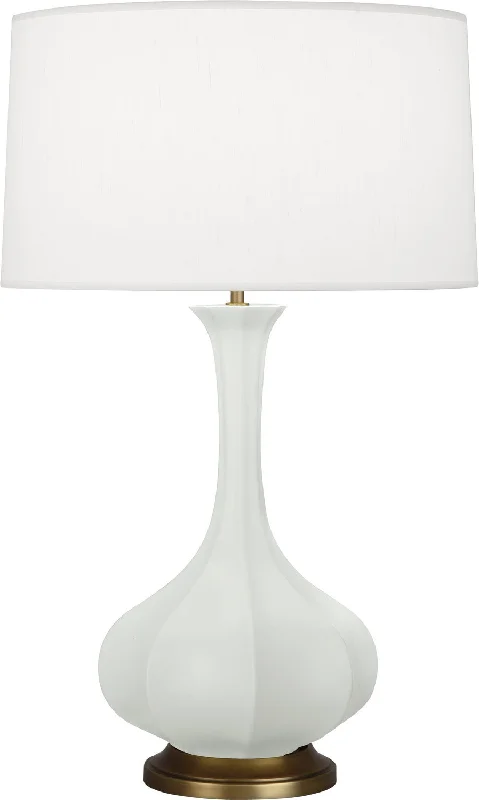 glass table lamps with a frosted surface for soft light diffusionOne Light Table Lamp