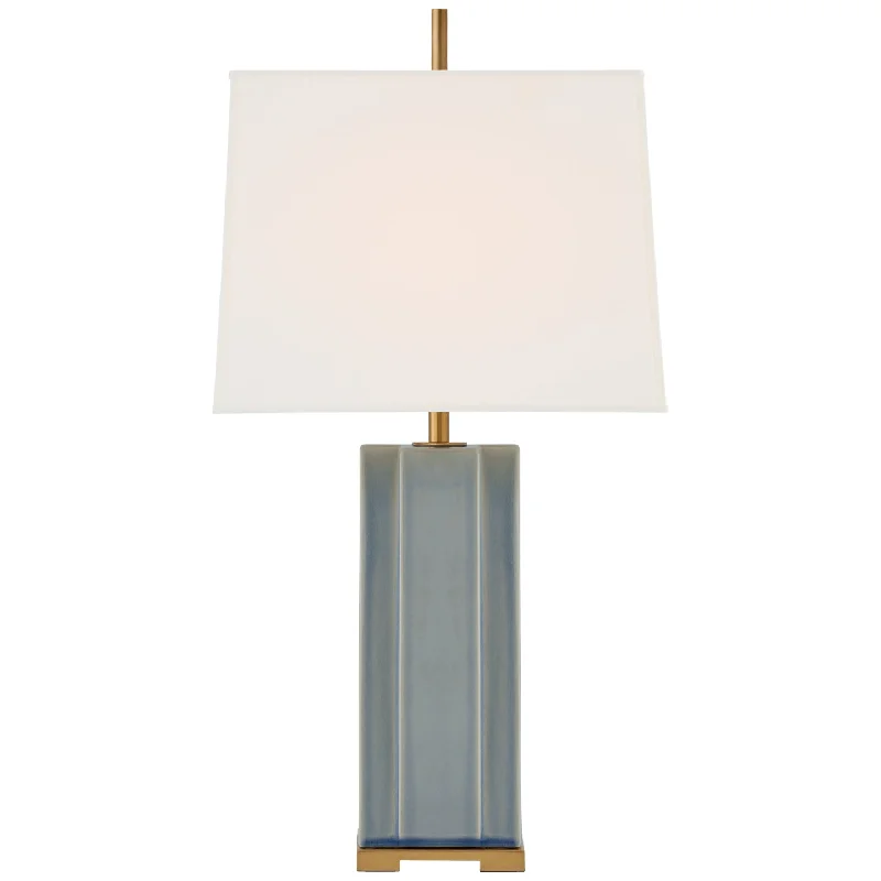 marble table lamps with a luxurious veined pattern for high end decorNiki Table Lamp