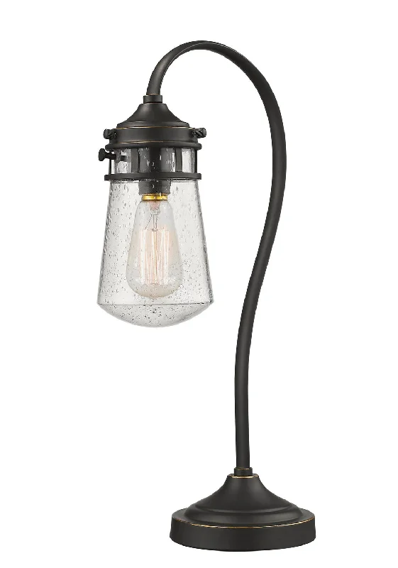 industrial style table lamps with exposed bulbs for loft apartmentsCeleste One Light Table Lamp